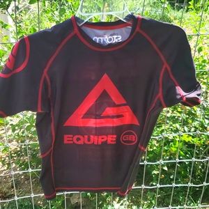 Gracie Barra Storm YL rashguard